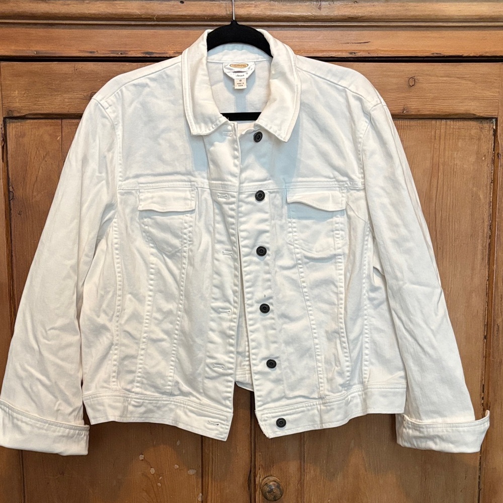 Talbots Jean Jacket sz 18